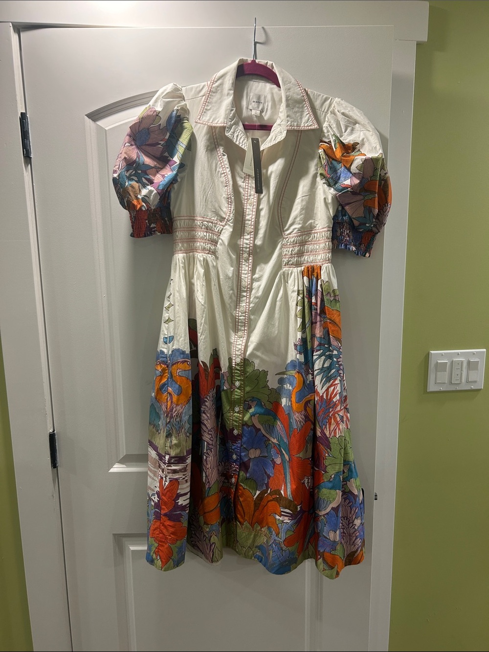 Maeve Anthropologie Dress with Birds